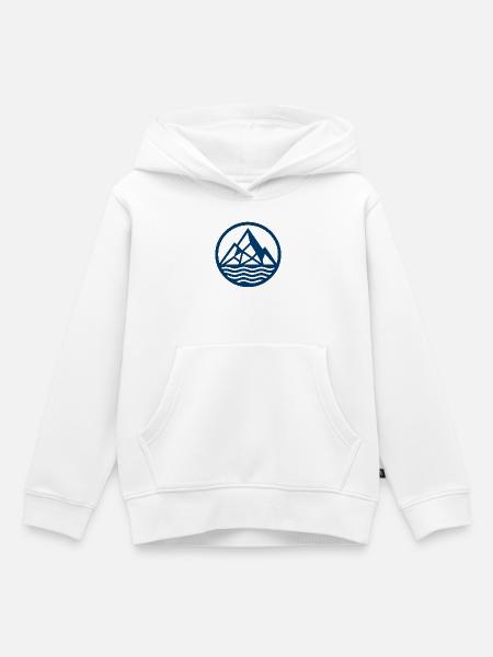 Baru Mountains - Kinder Premium Organic Hoodie - Weiß