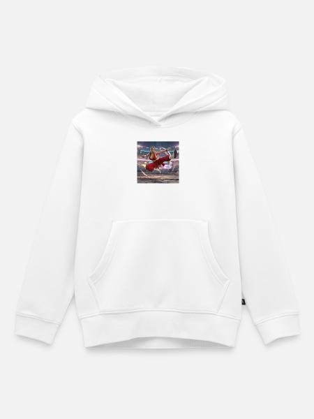 Geben Sie die Maxima ein - Kinder Premium Organic Hoodie - Weiß