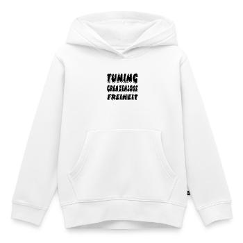 Tuning - Kinder Premium Organic Hoodie - Weiß - Vorne - AI Model Kid Female (0cm)