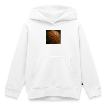 Sportart Basketball - Kinder Premium Organic Hoodie - Weiß - Vorne - AI Model Kid Female (0cm)
