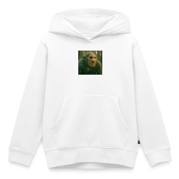 Nordische Mythologie, Kreatur, Troll - Kinder Premium Organic Hoodie - Weiß - Vorne - AI Model Kid Female (0cm)