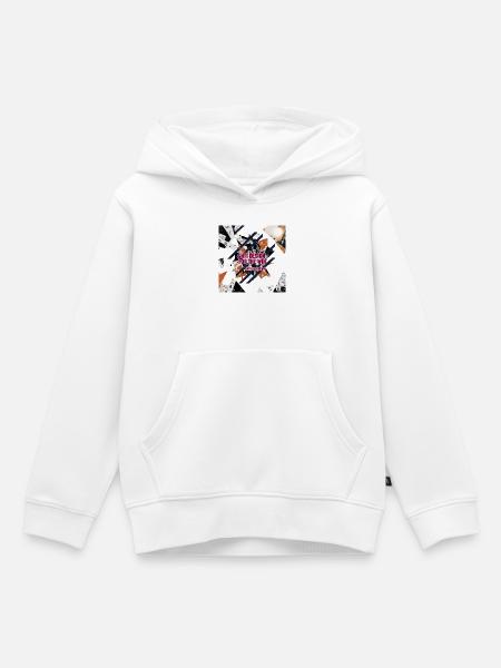 Anti-Design_for_the_Win_Collage - Kinder Premium Organic Hoodie - Weiß