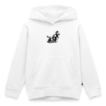 Imperial Rat on Cannon Cart | King Rat - Kids Premium Organic Hoodie - white - Front - AI Model Kid Female (0cm)
