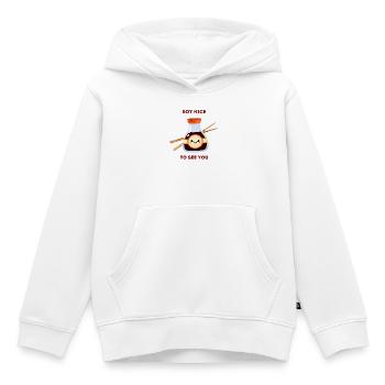 Soja Schön zu sehen Du Süßes Essen Wortspiel - Kinder Premium Organic Hoodie - Weiß - Vorne - AI Model Kid Female (0cm)
