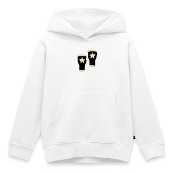 Star Fingerlose Handschuhe Design - Kinder Premium Organic Hoodie - Weiß - Vorne - AI Model Kid Female (0cm)