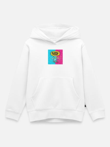 Digitale Therapie: Mein Handy laden - Kinder Premium Organic Hoodie - Weiß