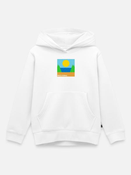 Fruehling - Kinder Premium Organic Hoodie - Weiß