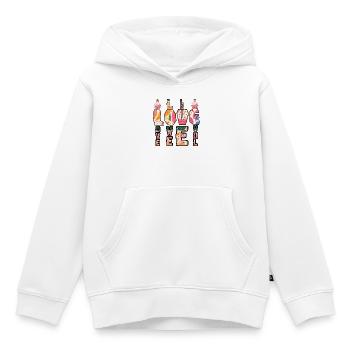 Boho Bunte Liebesbriefe - Kinder Premium Organic Hoodie - Weiß - Vorne - AI Model Kid Female (0cm)