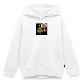 Fröhliches Schenken Weihnachtsbaum - Kinder Premium Organic Hoodie - Weiß - Vorne - AI Model Kid Female (0cm)