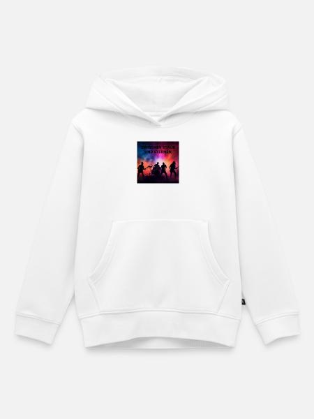 Zwischen Staub und Sternen - Kinder Premium Organic Hoodie - Weiß