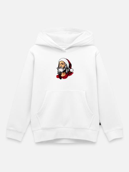 Weihnachten Jesus - Kinder Premium Organic Hoodie - Weiß