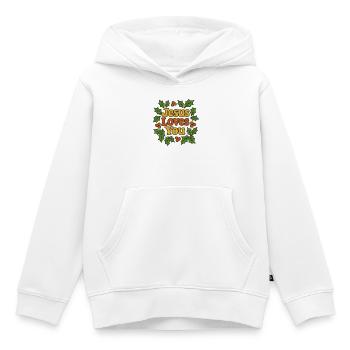 Jesus liebt dich - Kinder Premium Organic Hoodie - Weiß - Vorne - AI Model Kid Female (0cm)