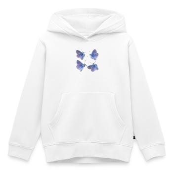 vier Bläulinge - Kinder Premium Organic Hoodie - Weiß - Vorne - AI Model Kid Female (0cm)