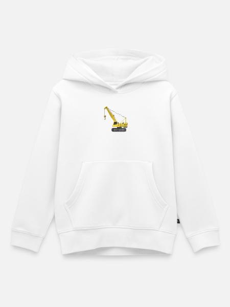Krabbenkran - Kinder Premium Organic Hoodie - Weiß