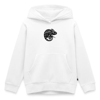 Tropenfreund mit Stil - Kinder Premium Organic Hoodie - Weiß - Vorne - AI Model Kid Female (0cm)