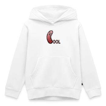 Lustige Wurst - Bratwurst Grillen - Kinder Premium Organic Hoodie - Weiß - Vorne - AI Model Kid Female (0cm)