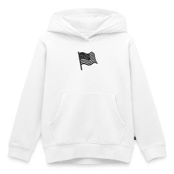 Flagge der Vereinigten Staaten - Kinder Premium Organic Hoodie - Weiß - Vorne - AI Model Kid Female (0cm)