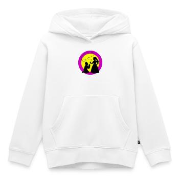 Brautpaar Ehepaar Hochzeit - Kinder Premium Organic Hoodie - Weiß - Vorne - AI Model Kid Female (0cm)