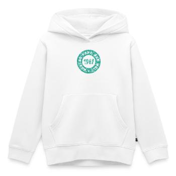 Bollerwagen 1967 - Kinder Premium Organic Hoodie - Weiß - Vorne - AI Model Kid Female (0cm)
