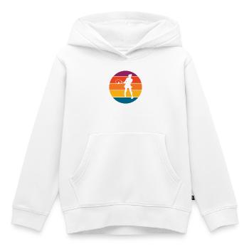 Tennis - Kinder Premium Organic Hoodie - Weiß - Vorne - AI Model Kid Female (0cm)