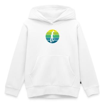 Tennis - Kinder Premium Organic Hoodie - Weiß - Vorne - AI Model Kid Female (0cm)