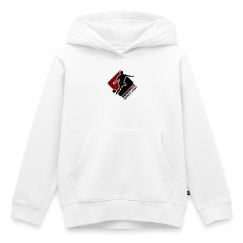 Bandenkick Esports Logo - Sweat Premium à capuche enfant bio - blanc - Devant - AI Model Kid Female (0cm)