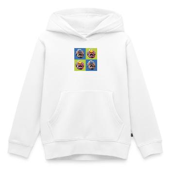 Karl Marx & Communisme & Communiste - Sweat Premium à capuche enfant bio - blanc - Devant - AI Model Kid Female (0cm)