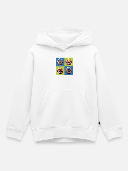 Karl Marx & Kommunismus & Kommunist - Kinder Premium Organic Hoodie - Weiß