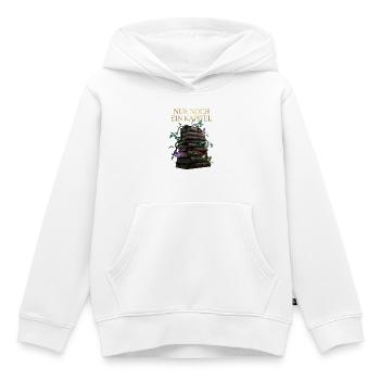 Nur Noch Ein Kapitel Amateur de livres fantastiques allemands - Sweat Premium à capuche enfant bio - blanc - Devant - AI Model Kid Female (0cm)