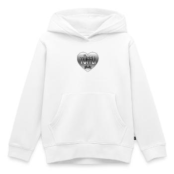 mobylette - Sweat Premium à capuche enfant bio - blanc - Devant - AI Model Kid Female (0cm)
