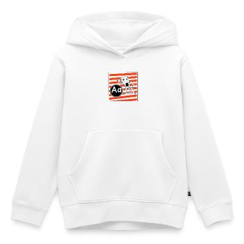 A for Monkey Learning Letters in Primary School - Kids Premium Organic Hoodie - white - Front - AI Model Kid Female (0cm)