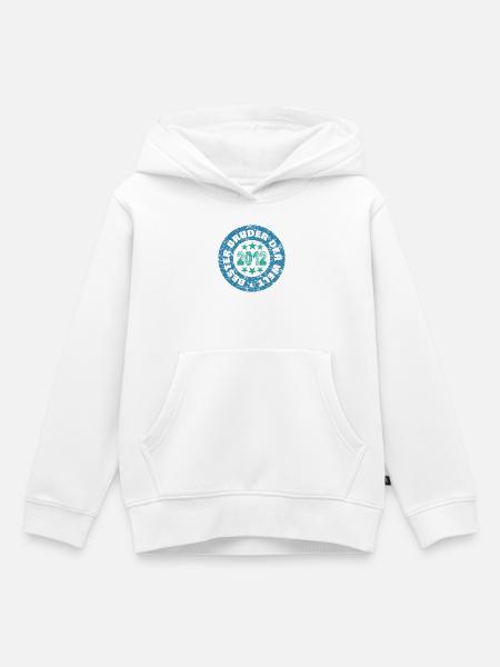2012 - Kinder Premium Organic Hoodie - Weiß