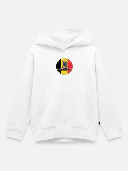 Bauernproteste in Brüssel 2025 - Kinder Premium Organic Hoodie - Weiß