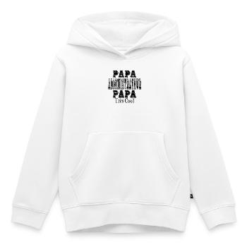 Papa Administrator Sehr cooler Papa - Kinder Premium Organic Hoodie - Weiß - Vorne - AI Model Kid Female (0cm)