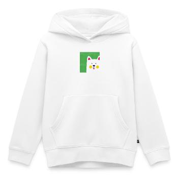 Hundefreund - Kinder Premium Organic Hoodie - Weiß - Vorne - AI Model Kid Female (0cm)