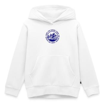 Rettet den Ozean - Kinder Premium Organic Hoodie - Weiß - Vorne - AI Model Kid Female (0cm)