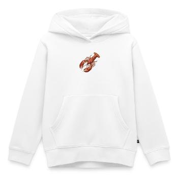 Hummer im bestickten Look (gedruckt) - Kinder Premium Organic Hoodie - Weiß - Vorne - AI Model Kid Female (0cm)