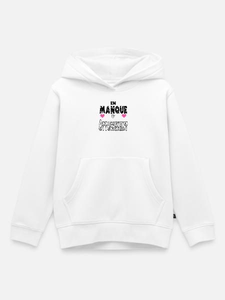 Mangelnde Bindung - Kinder Premium Organic Hoodie - Weiß