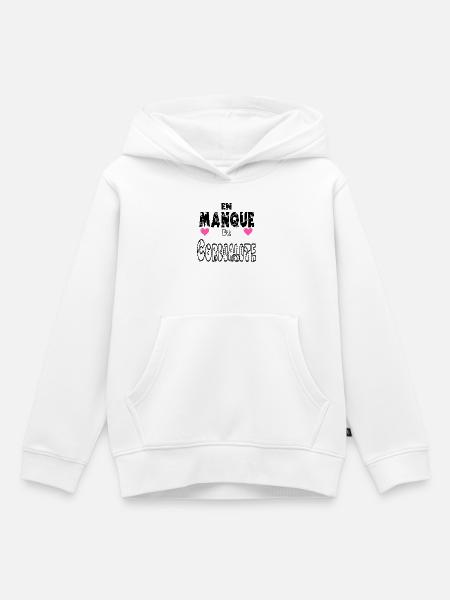 Bedürfnis nach Herzlichkeit - Kinder Premium Organic Hoodie - Weiß