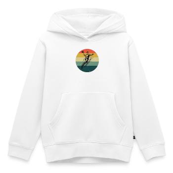 Handball Stil für jeden Anlass für Männer - Kinder Premium Organic Hoodie - Weiß - Vorne - AI Model Kid Female (0cm)