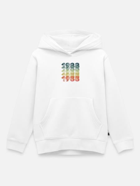 1988 1988 - Kinder Premium Organic Hoodie - Weiß
