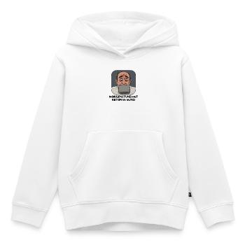 Screen Focus Cartoon - Kids Premium Organic Hoodie - white - Front - AI Model Kid Female (0cm)