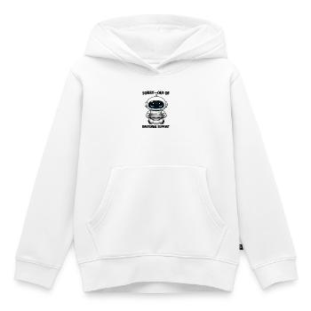 Snack Bot Küchenfreund - Kinder Premium Organic Hoodie - Weiß - Vorne - AI Model Kid Female (0cm)