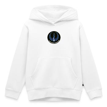 Fouhu de la rébellion du Minnesota - Sweat Premium à capuche enfant bio - blanc - Devant - AI Model Kid Female (0cm)