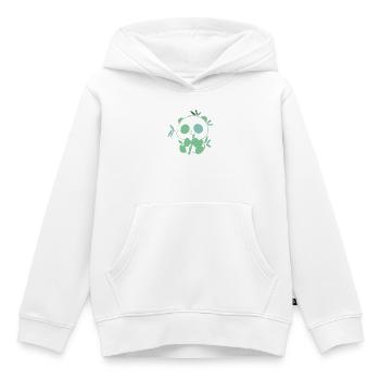 Panda avec bambou – illustration délicate - Sweat Premium à capuche enfant bio - blanc - Devant - AI Model Kid Female (0cm)
