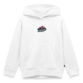 Poisson bêta - Poisson bêta - Sweat Premium à capuche enfant bio - blanc - Devant - AI Model Kid Female (0cm)