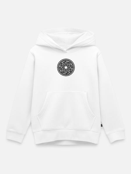 NoxstyllT4 - Kinder Premium Organic Hoodie - Weiß