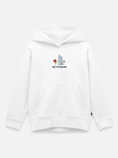 Zucker, du gehst unter - Kinder Premium Organic Hoodie - Weiß