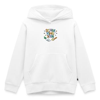 School Child 2026 School Enrollment Back to School - Kids Premium Organic Hoodie - white - Front - AI Model Kid Female (0cm)