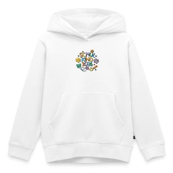 School Child 2026 School Enrollment Back to School - Kids Premium Organic Hoodie - white - Front - AI Model Kid Female (0cm)